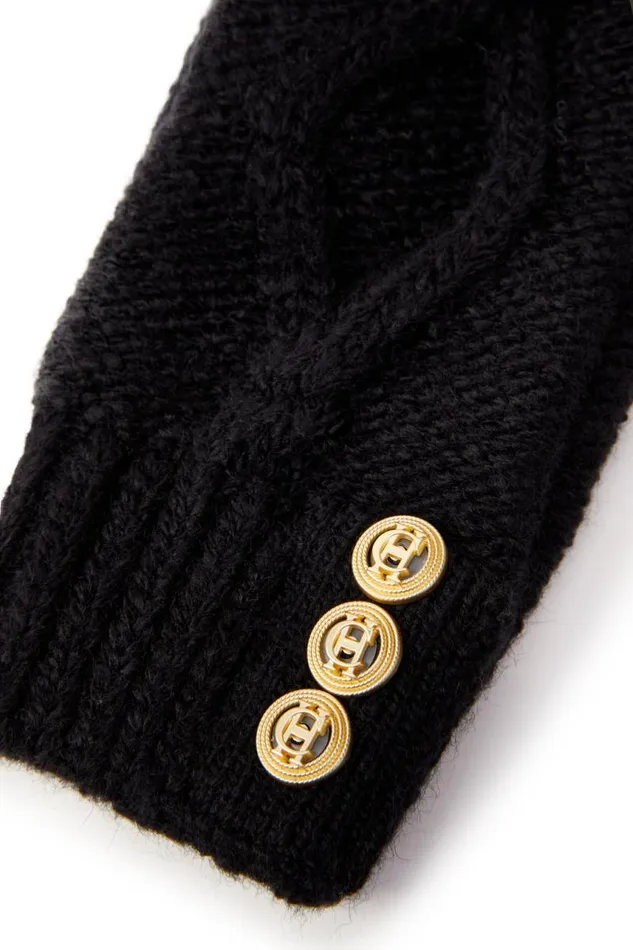 Women Gloves Holland Cooper Cortina Fingerless Gloves Black Women Gloves Holland Cooper Cortina Fingerless Gloves Black