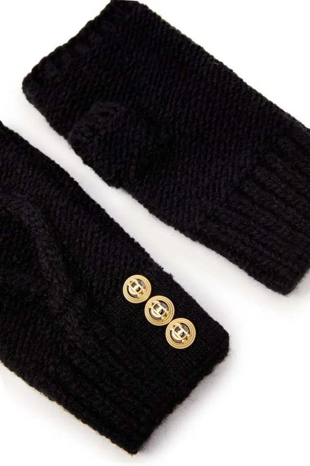Women Gloves Holland Cooper Cortina Fingerless Gloves Black Women Gloves Holland Cooper Cortina Fingerless Gloves Black
