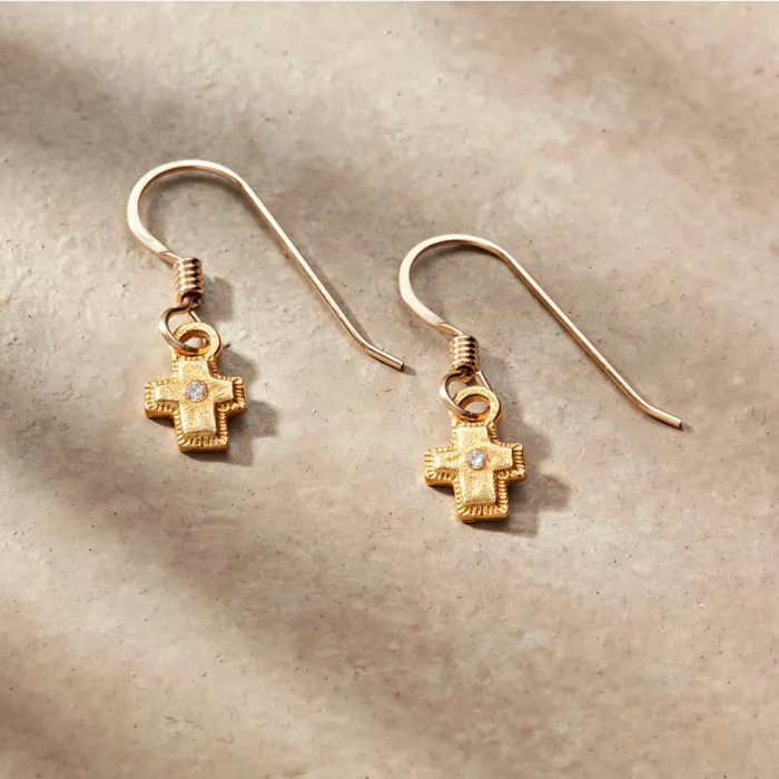 Women Gold Bright Faith Earrings Sundance Catalog Earrings