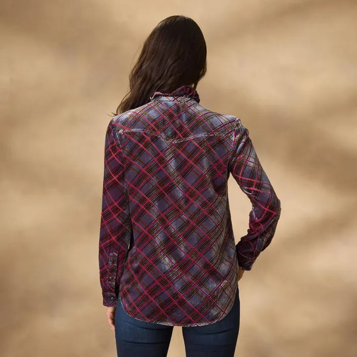 Women Gretel Plaid Velvet Shirt Petite Plaid Sundance Catalog Petite Styles Women Gretel Plaid Velvet Shirt Petite Plaid Sundance Catalog Petite Styles