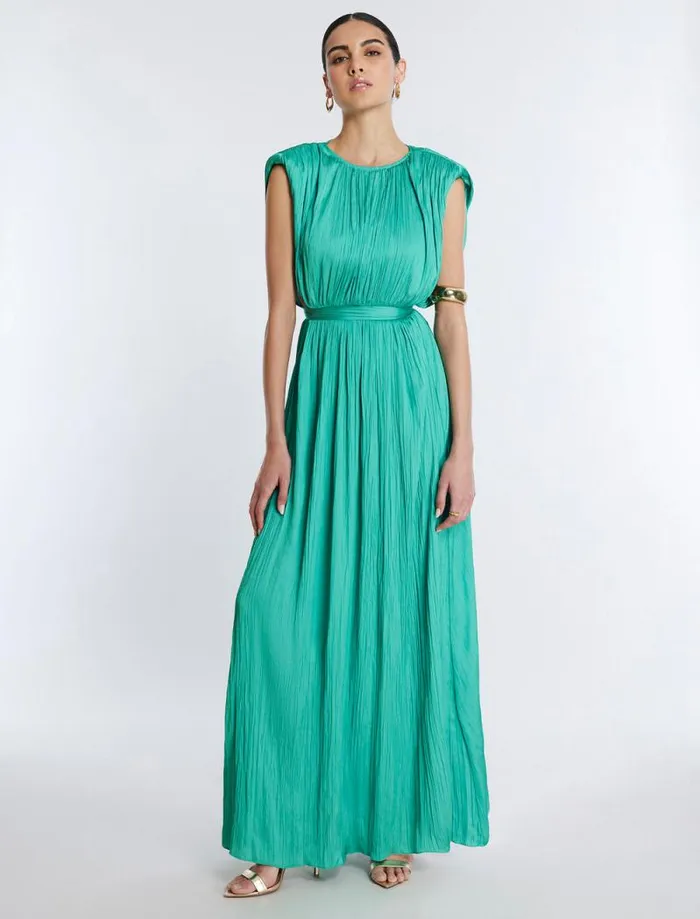 Women Gwendolyn Cape Gown Winter Green BCBG Dresses Women Gwendolyn Cape Gown Winter Green BCBG Dresses