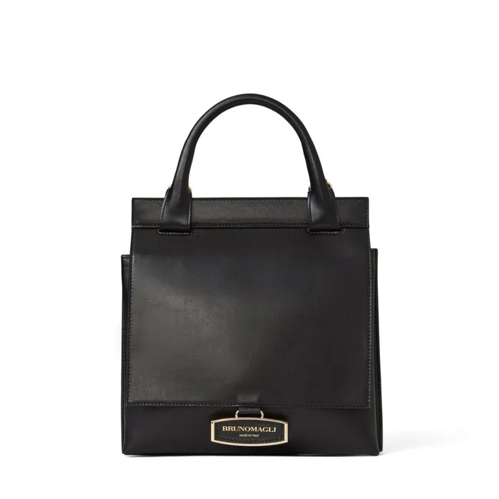 Women Handbags Bruno Magli Etta Black Handbag