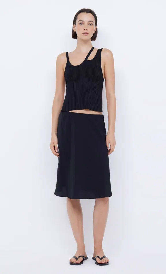 Women HARI BACKLESS TOP 8211 BLACKBLACK Bec Bridge Cropped