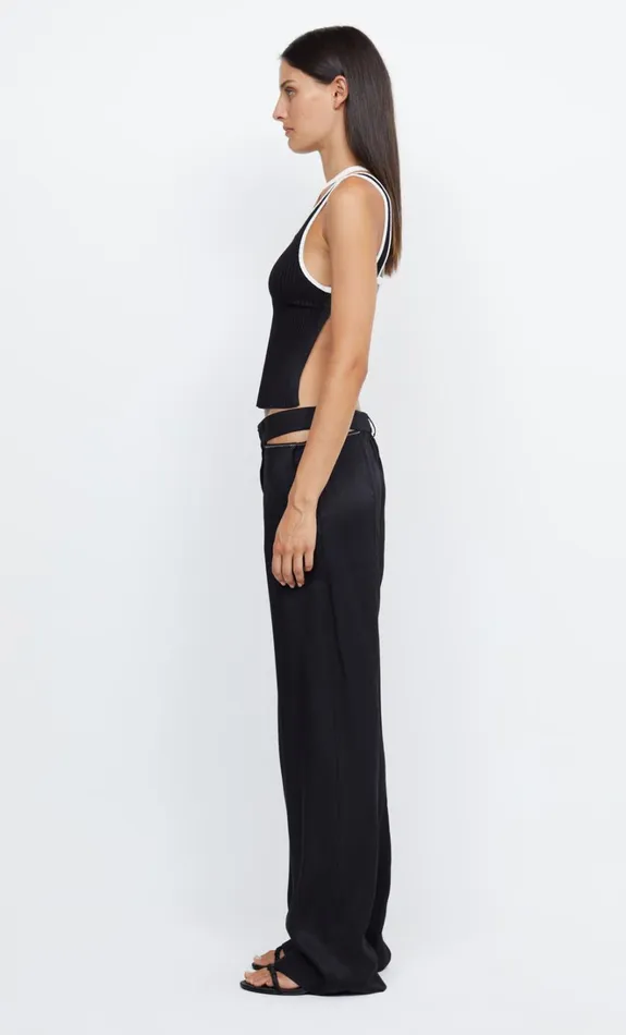 Women HARI BACKLESS TOP 8211 BLACKIVORY Bec Bridge Cropped