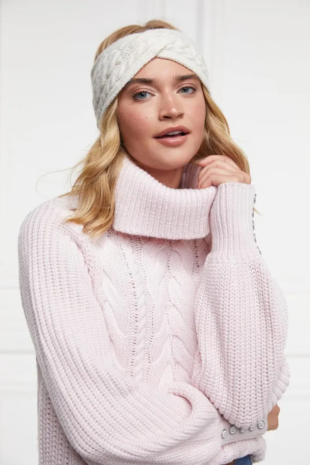 Women Hats and Headbands Holland Cooper Cortina Headband Cream Women Hats and Headbands Holland Cooper Cortina Headband Cream