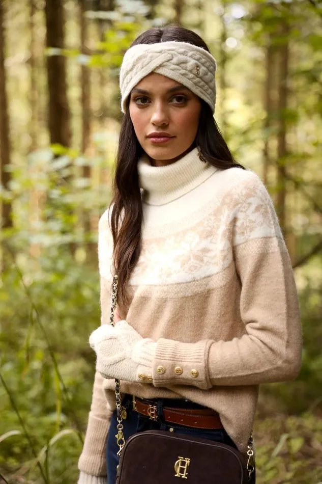 Women Hats and Headbands Holland Cooper Cortina Headband Cream Women Hats and Headbands Holland Cooper Cortina Headband Cream