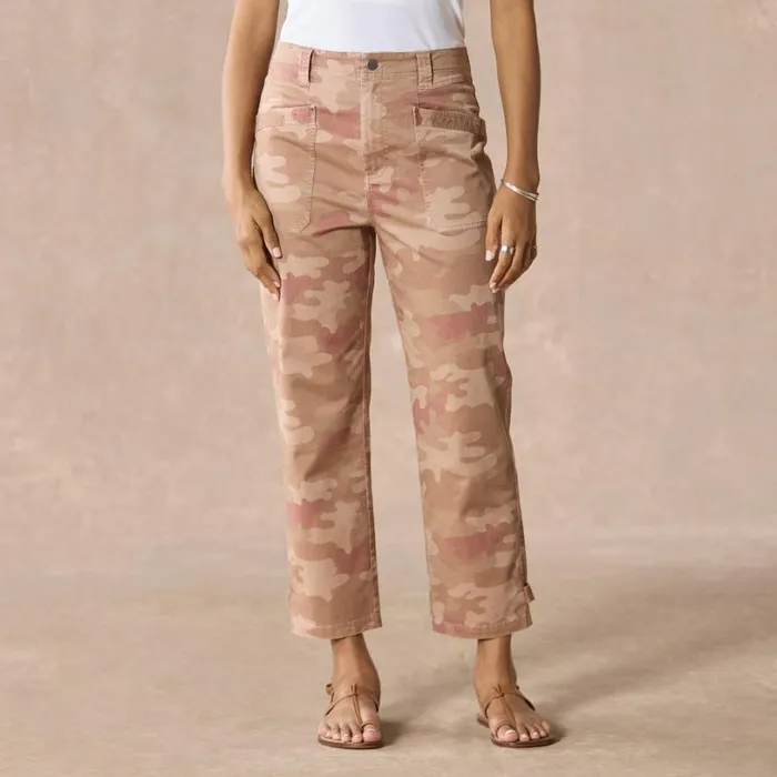 Women Hayes Camo Pants Petite Blush Sundance Catalog Petite Styles