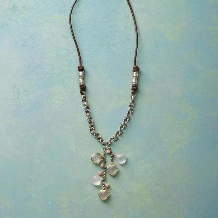 Women Heart Of Rose Necklace Sundance Catalog Necklaces
