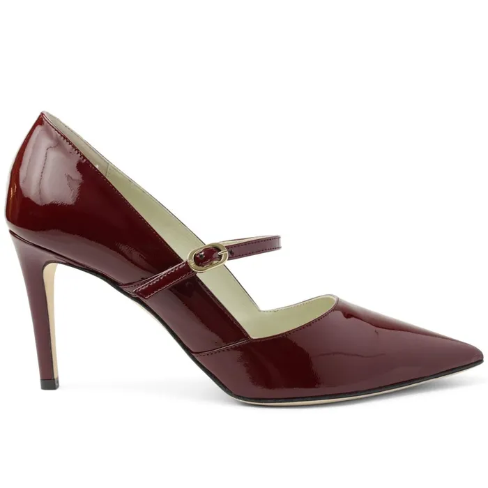 Women Heels Bruno Magli Gemma MaryJane Leather Pump 8211 Bordeaux Patent Women Heels Bruno Magli Gemma MaryJane Leather Pump 8211 Bordeaux Patent