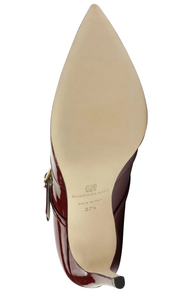 Women Heels Bruno Magli Gemma MaryJane Leather Pump 8211 Bordeaux Patent Women Heels Bruno Magli Gemma MaryJane Leather Pump 8211 Bordeaux Patent