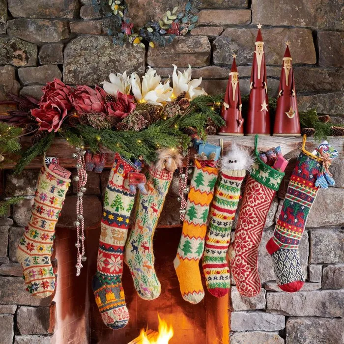 Women Heirloom Reindeer Print Stocking Sundance Catalog Decor Women Heirloom Reindeer Print Stocking Sundance Catalog Decor