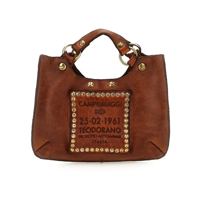 Women Hiddenite Cognac Campomaggi Crossbody Bags