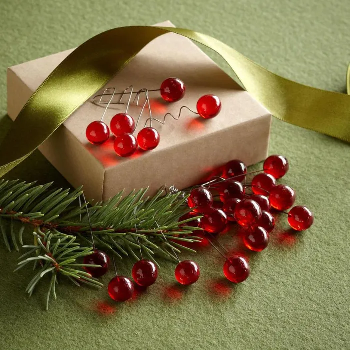 Women Holly Berry Ornaments Set Sundance Catalog Decor