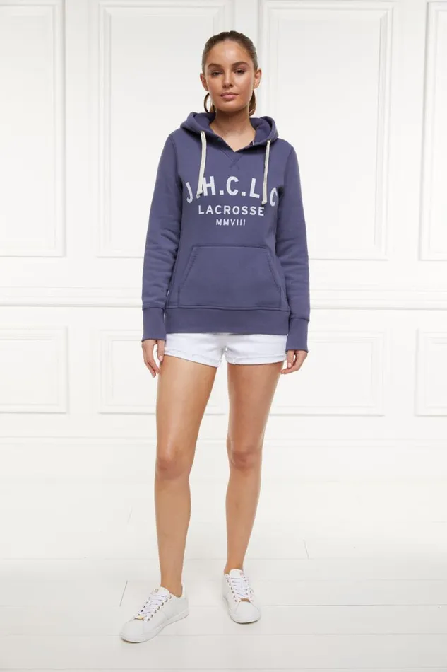 Women Hoodies Holland Cooper Lacrosse Hoodie Yale Blue Women Hoodies Holland Cooper Lacrosse Hoodie Yale Blue