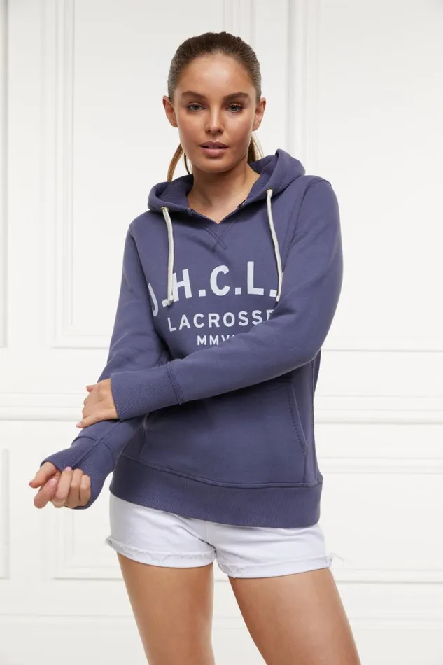 Women Hoodies Holland Cooper Lacrosse Hoodie Yale Blue Women Hoodies Holland Cooper Lacrosse Hoodie Yale Blue