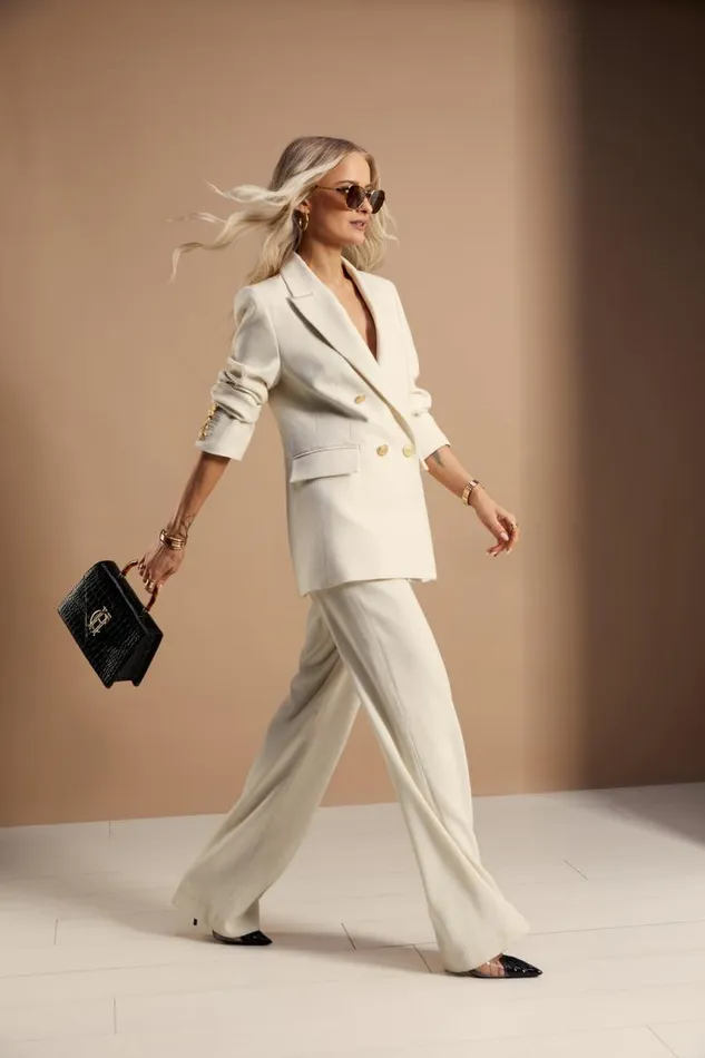 Women In Stock Tailoring Holland Cooper Belgravia Blazer Ivory
