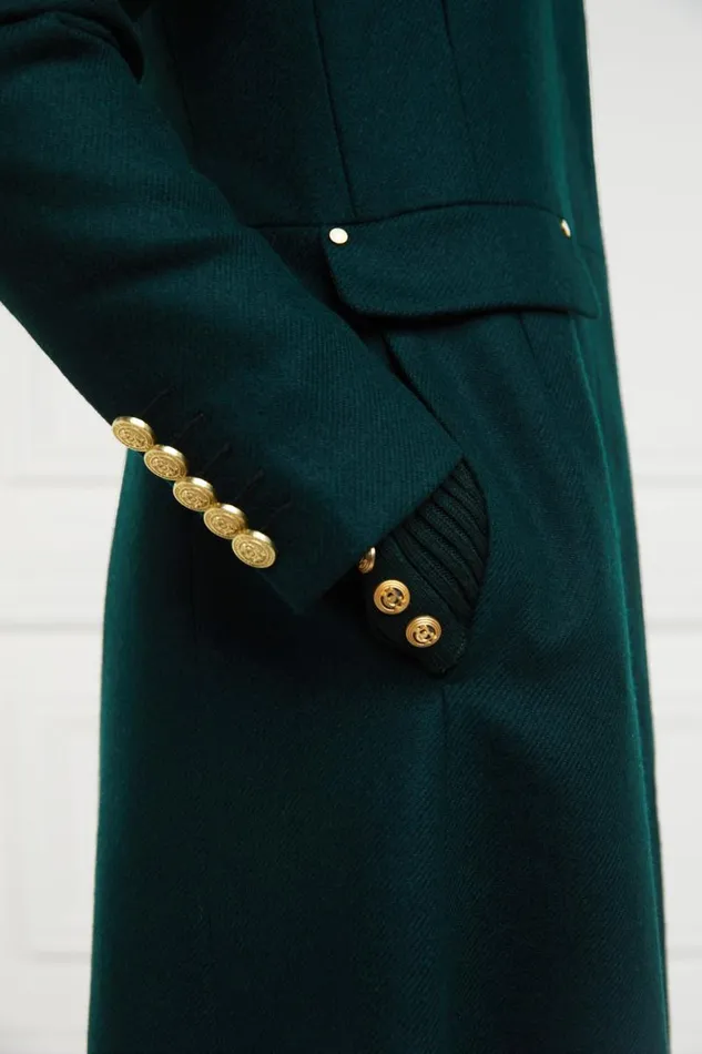 Women In Stock Tailoring Holland Cooper Dowdeswell Coat Emerald