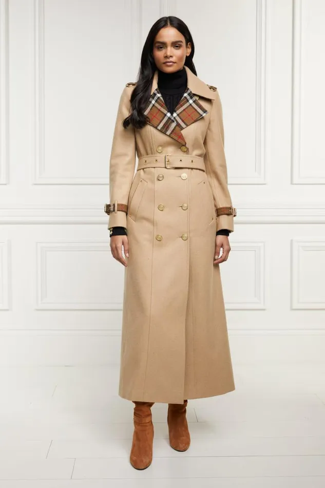 Women In Stock Tailoring Holland Cooper Full Length Chelsea Trench Coat Camel Women In Stock Tailoring Holland Cooper Full Length Chelsea Trench Coat Camel
