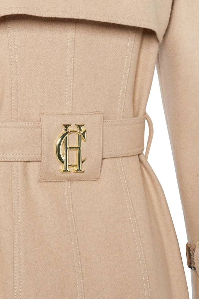 Women In Stock Tailoring Holland Cooper Full Length Chelsea Trench Coat Camel