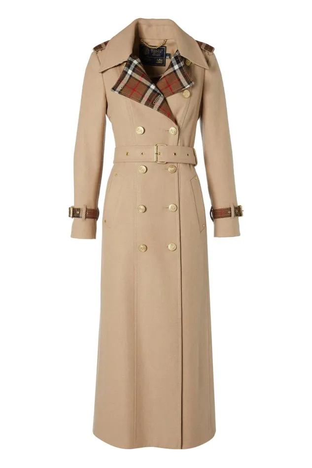 Women In Stock Tailoring Holland Cooper Full Length Chelsea Trench Coat Camel