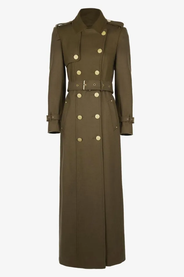 Women In Stock Tailoring Holland Cooper Full Length Chelsea Trench Coat Khaki