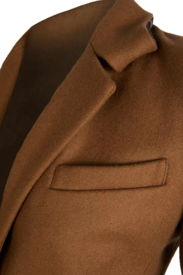 Women In Stock Tailoring Holland Cooper Full Length Regency Coat Dark Camel