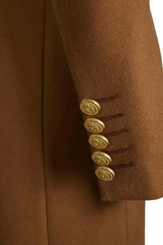 Women In Stock Tailoring Holland Cooper Full Length Regency Coat Dark Camel