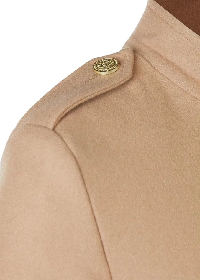 Women In Stock Tailoring Holland Cooper Highbury Cape Coat Camel