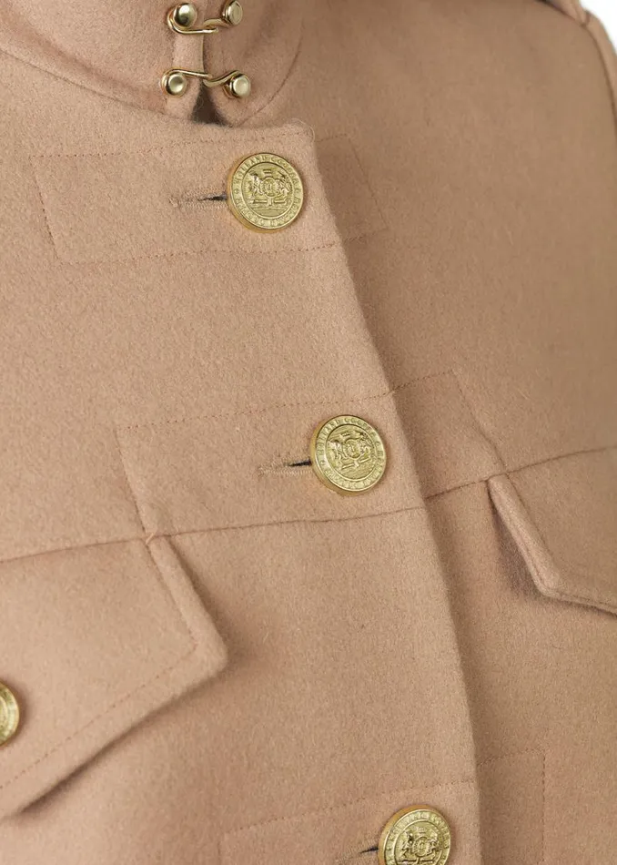 Women In Stock Tailoring Holland Cooper Highbury Cape Coat Camel