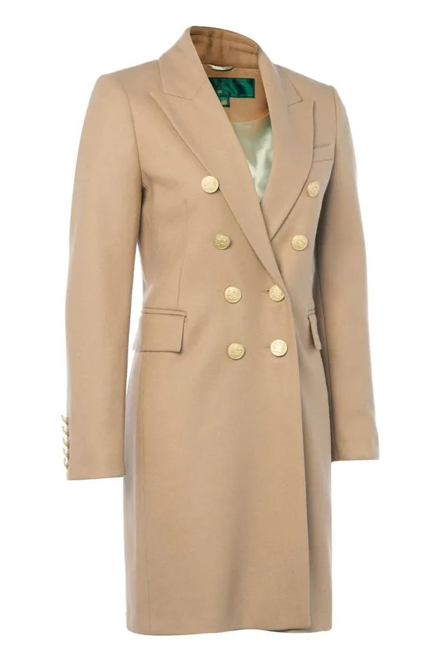 Women In Stock Tailoring Holland Cooper Knightsbridge Coat Camel