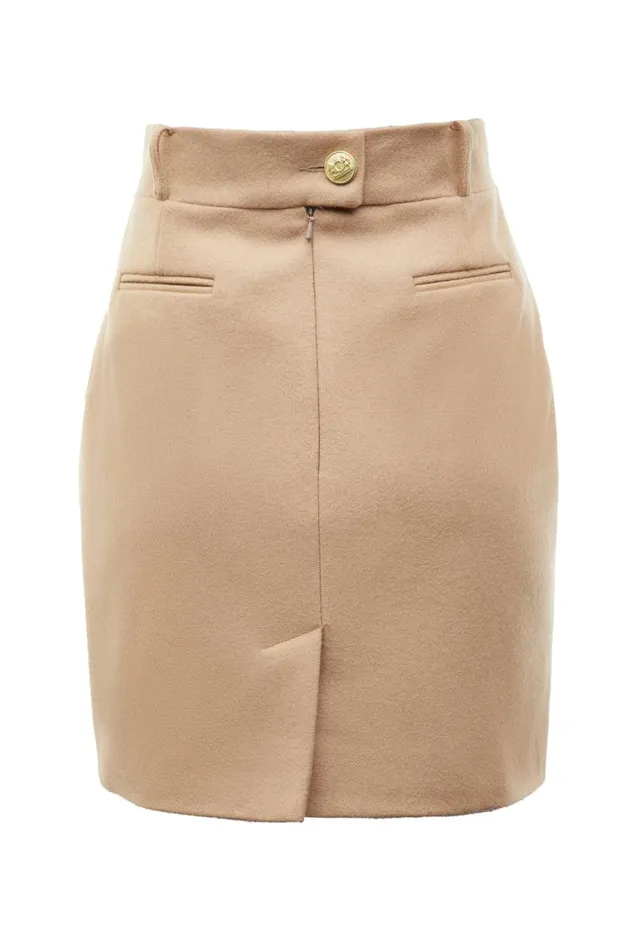 Women In Stock Tailoring Holland Cooper Knightsbridge Skirt Camel Women In Stock Tailoring Holland Cooper Knightsbridge Skirt Camel
