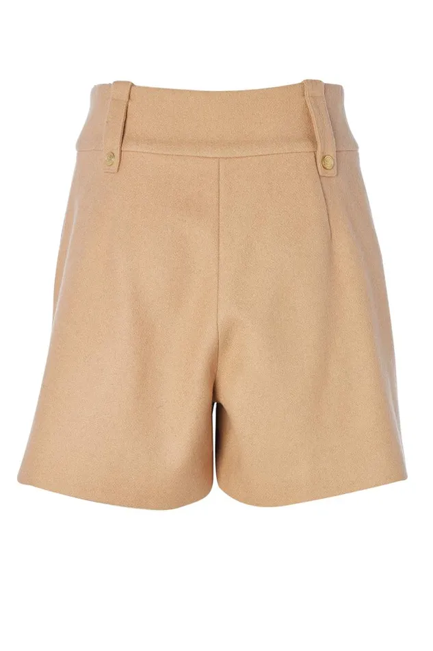 Women In Stock Tailoring Holland Cooper Luxe Tailored Short Camel Women In Stock Tailoring Holland Cooper Luxe Tailored Short Camel