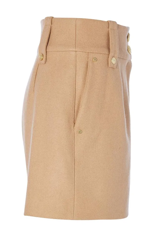 Women In Stock Tailoring Holland Cooper Luxe Tailored Short Camel Women In Stock Tailoring Holland Cooper Luxe Tailored Short Camel