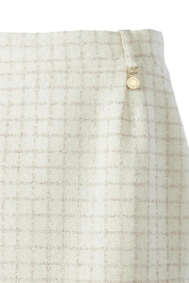 Women In Stock Tailoring Holland Cooper Regency Skirt Ivory Sparkle Tweed Women In Stock Tailoring Holland Cooper Regency Skirt Ivory Sparkle Tweed
