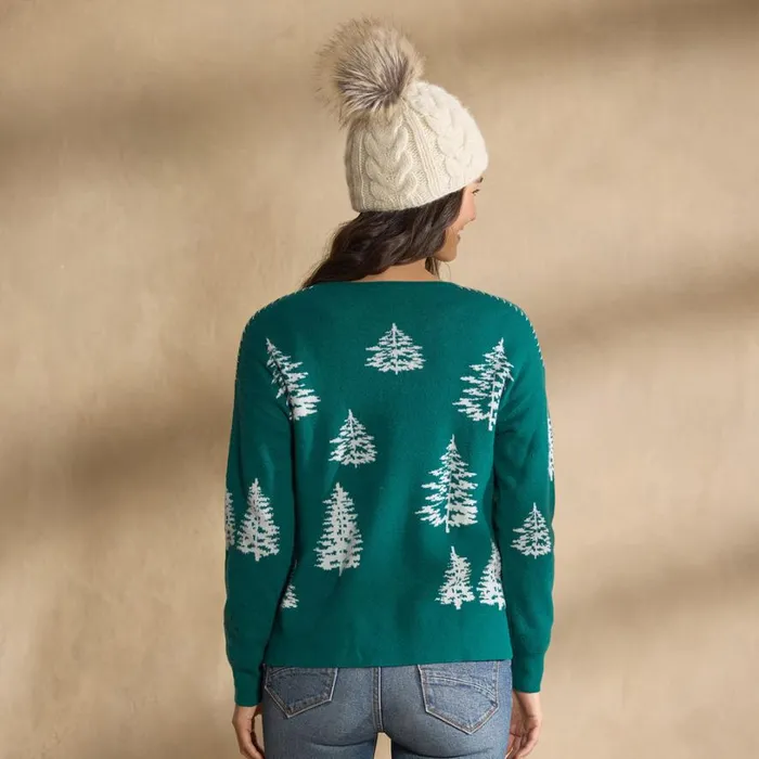 Women In The Woods Sweater Evergreen Sundance Catalog Sweaters Women In The Woods Sweater Evergreen Sundance Catalog Sweaters