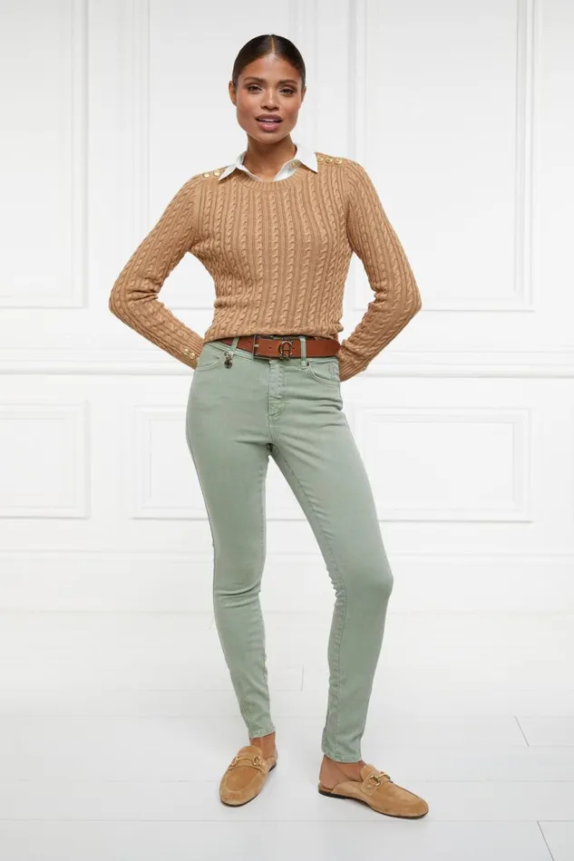 Women Jeans Holland Cooper Jodhpur Jean Sage Women Jeans Holland Cooper Jodhpur Jean Sage