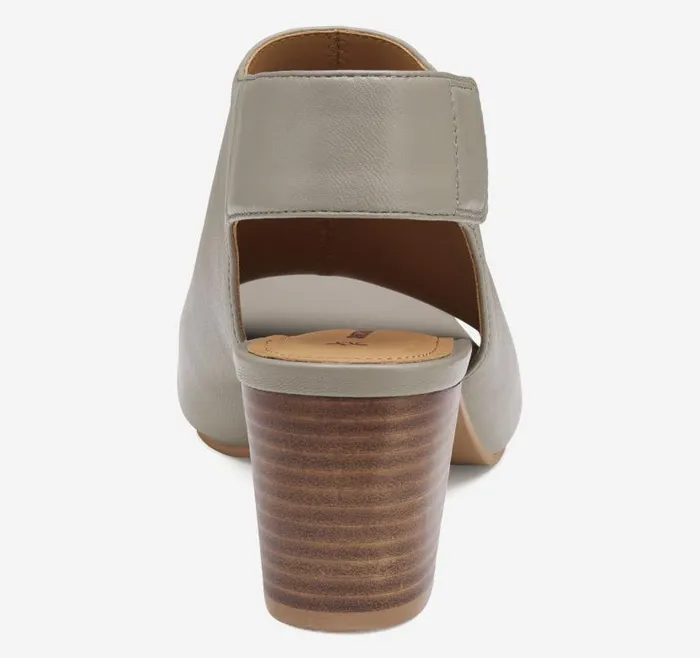Women Johnston and Murphy Boots and Booties Evelyn OpenToe Bootie Stone Glove Leather Women Johnston and Murphy Boots and Booties Evelyn OpenToe Bootie Stone Glove Leather