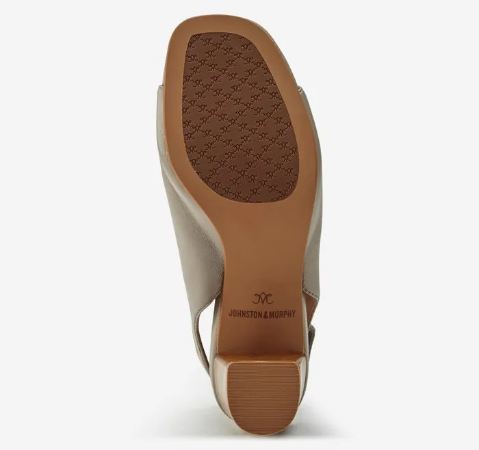 Women Johnston and Murphy Boots and Booties Evelyn OpenToe Bootie Stone Glove Leather Women Johnston and Murphy Boots and Booties Evelyn OpenToe Bootie Stone Glove Leather