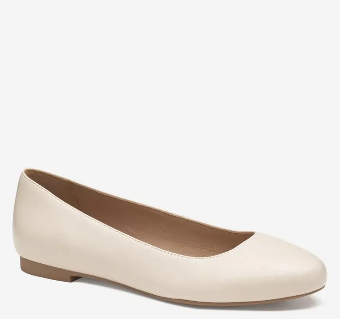 Women Johnston and Murphy Mules and Loafers Delanie Ballet Blush Glove Leather Women Johnston and Murphy Mules and Loafers Delanie Ballet Blush Glove Leather