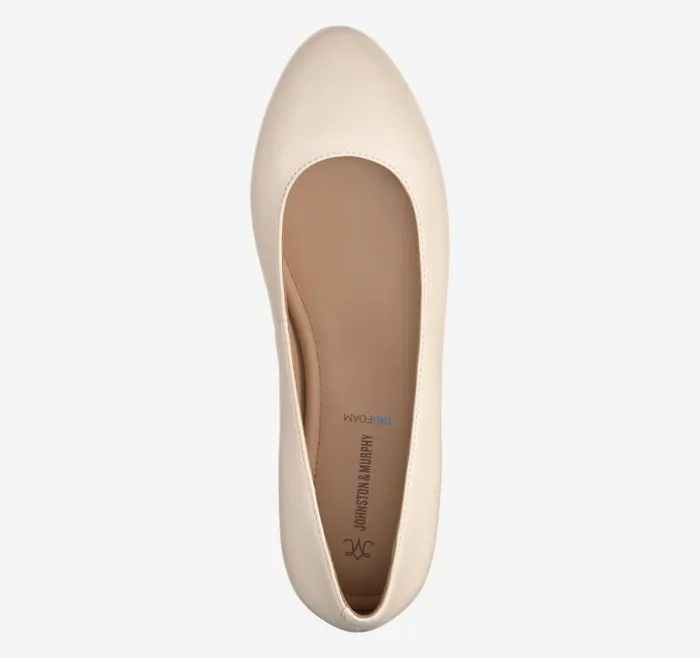 Women Johnston and Murphy Mules and Loafers Delanie Ballet Blush Glove Leather Women Johnston and Murphy Mules and Loafers Delanie Ballet Blush Glove Leather