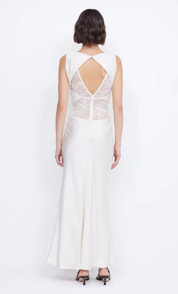 Women JULIETTE V NECK MAXI DRESS 8211 IVORY Bec Bridge Prom Dresses