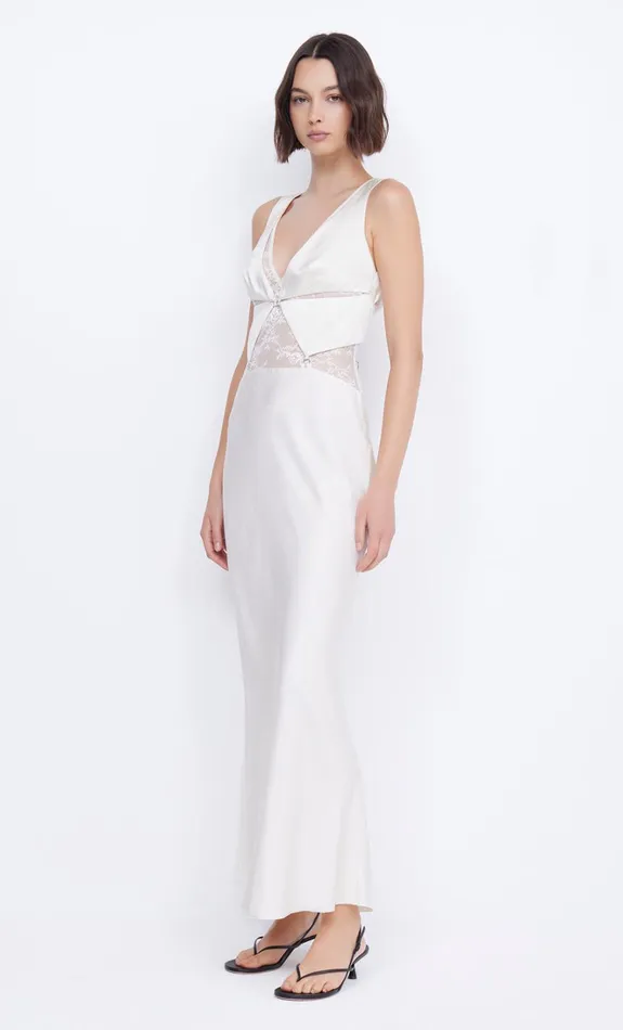 Women JULIETTE V NECK MAXI DRESS 8211 IVORY Bec Bridge Prom Dresses