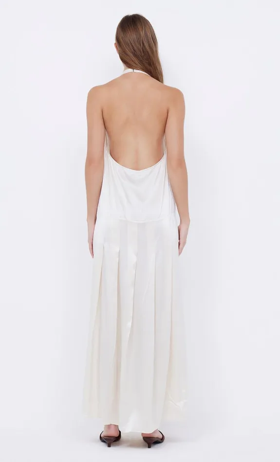 Women KAIA HALTER MAXI DRESS 8211 IVORY Bec Bridge Maxi Dresses