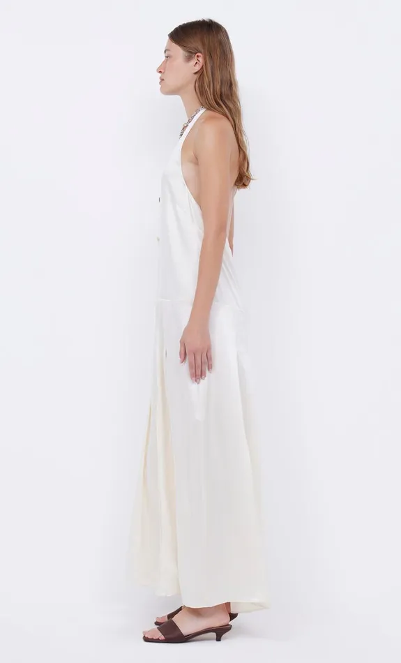 Women KAIA HALTER MAXI DRESS 8211 IVORY Bec Bridge Maxi Dresses