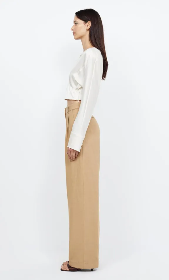 Women KAIA WRAP LONG SLEEVE BLOUSE 8211 IVORY Bec Bridge Long Sleeve
