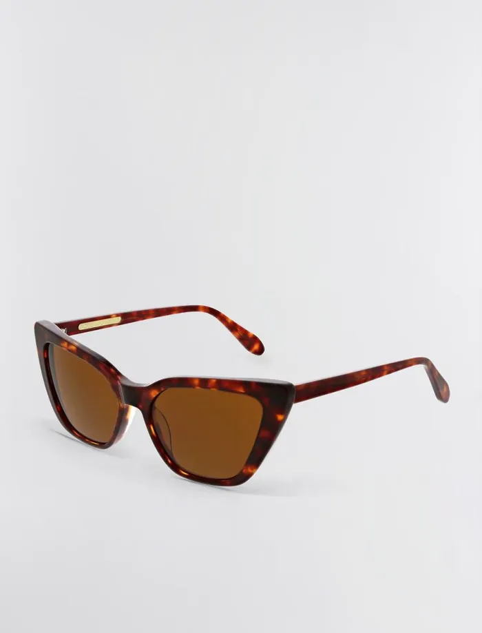 Women Kendall Cat Eye Sunglasses Brown Demi BCBG Sunglasses