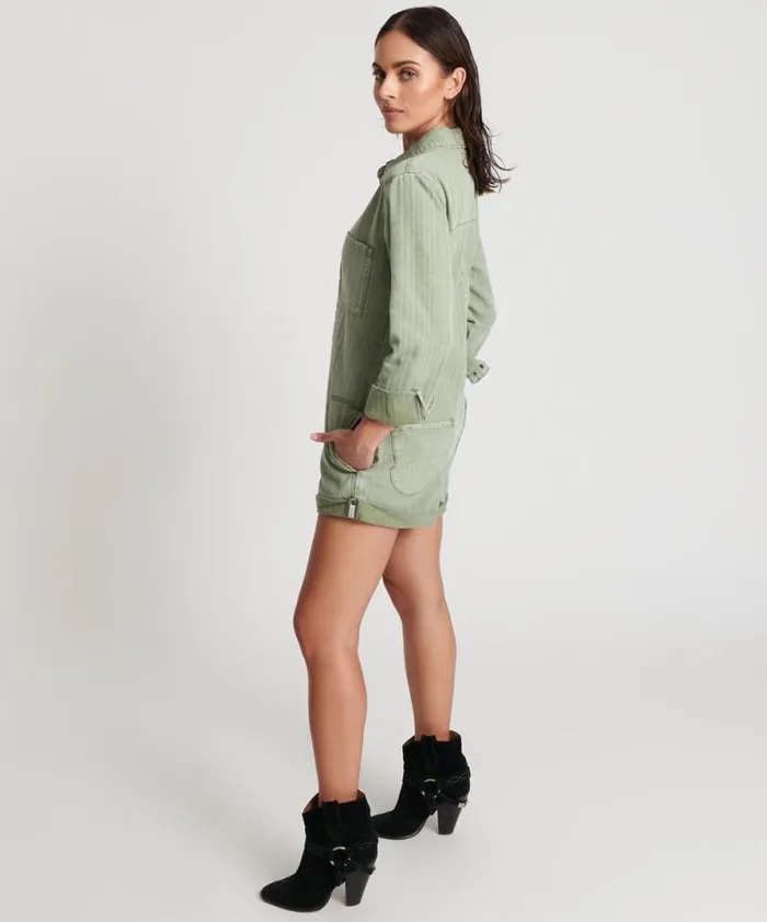 Women KHAKI LOGO JACQUARD PROPHECY JUMPSUIT One Teaspoon Denim Jumpsuits Women KHAKI LOGO JACQUARD PROPHECY JUMPSUIT One Teaspoon Denim Jumpsuits