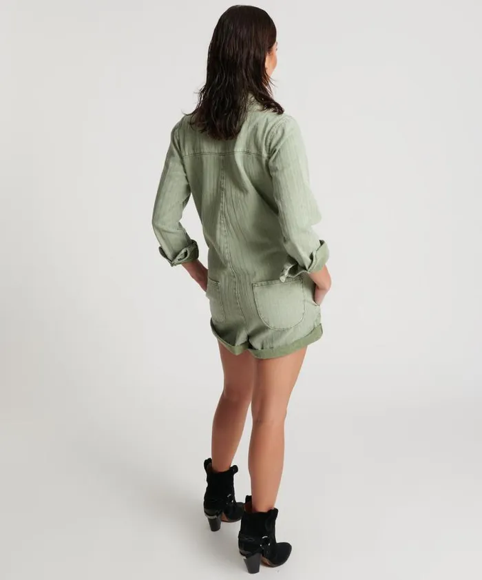 Women KHAKI LOGO JACQUARD PROPHECY JUMPSUIT One Teaspoon Denim Jumpsuits Women KHAKI LOGO JACQUARD PROPHECY JUMPSUIT One Teaspoon Denim Jumpsuits