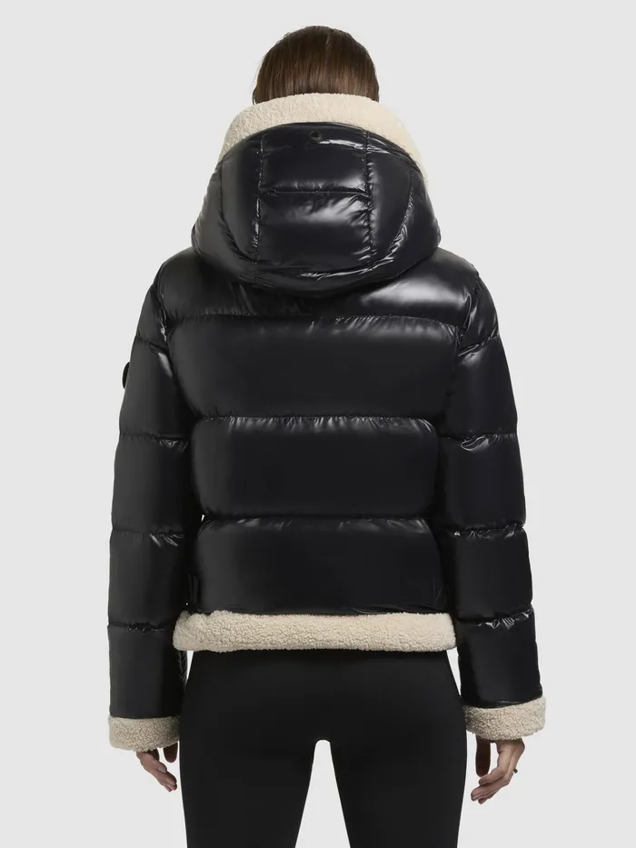 Women KHUJO Jacke NESSIE Schwarz Puffer Jackets