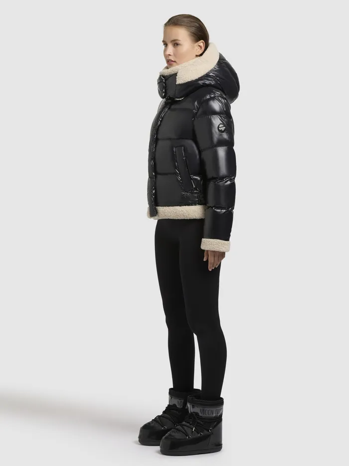 Women KHUJO Jacke NESSIE Schwarz Puffer Jackets